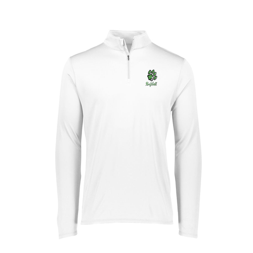 [FTLQFLWH-FAXS-LOGO1] Decker Women's Flex-Lite 1/4 Zip Shirt (Female Adult XS, White, Logo 1)