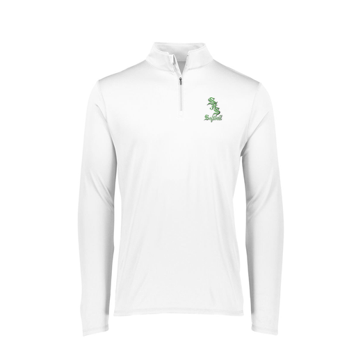 [FTLQFLWH-FAXS-LOGO2] Decker Women's Flex-Lite 1/4 Zip Shirt (Female Adult XS, White, Logo 2)
