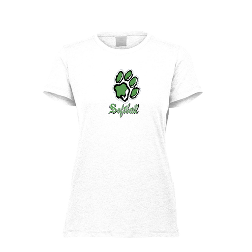 [FTSCUBWH-FAXS-LOGO1] Decker Women's Tri-Blend T-Shirt - Short Sleeve (Female Adult XS, White, Logo 1)