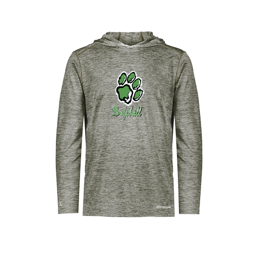 [FOLHCGGY-AS-LOGO1] Decker Men's Charge Hoodie (Adult S, Gray, Logo 1)