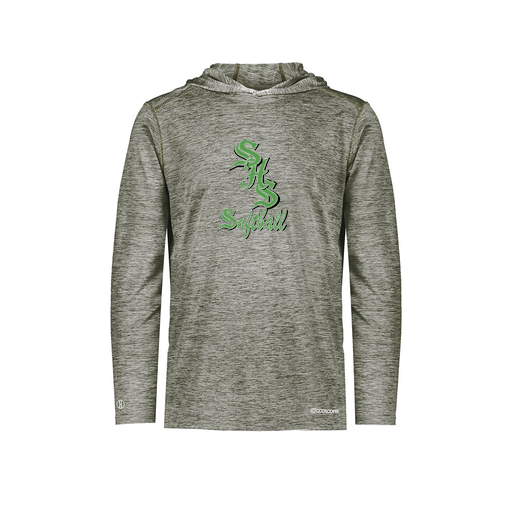 [FOLHCGGY-AS-LOGO2] Decker Men's Charge Hoodie (Adult S, Gray, Logo 2)