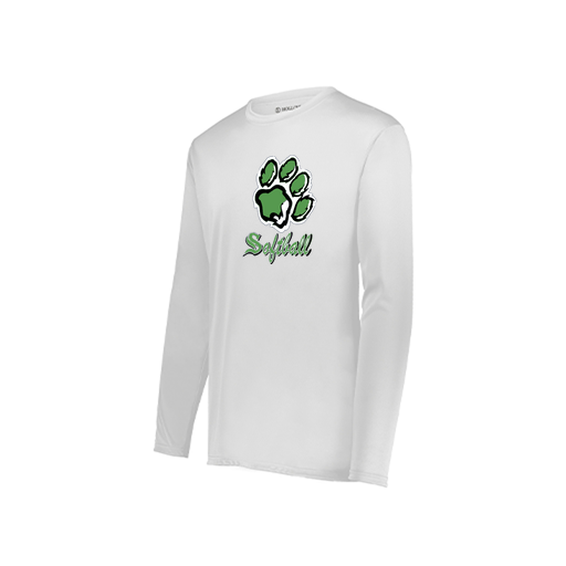 [222822.005.XS-LOGO1] Men's LS Smooth Sport Shirt (Adult XS, White, Logo 1)